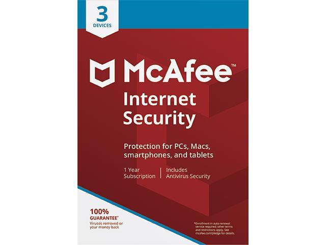 McAfee Internet Security 2018 - 3 Devices / 1 Year