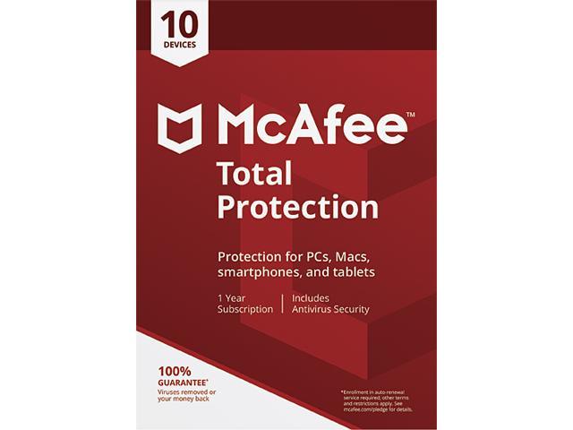 McAfee Total Protection 2018 - 10 Devices / 1 Year