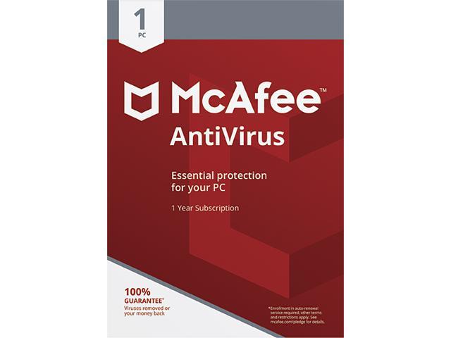 McAfee Antivirus 2018 - 1 Device / 1 Year