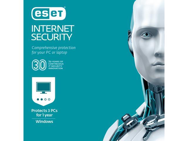 ESET Internet Security 2019 - 3 PCs (Product Key Card)