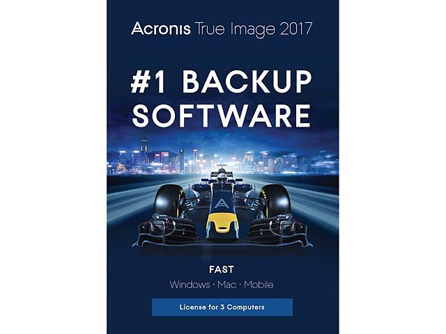 Acronis True Image 2017 - 3 Devices (Sleeve Packaging)