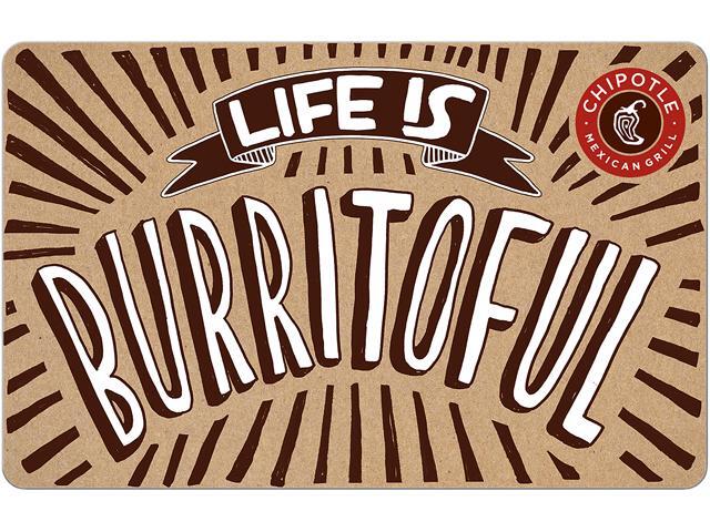 Chipotle $25 Gift Card (Email Delivery)