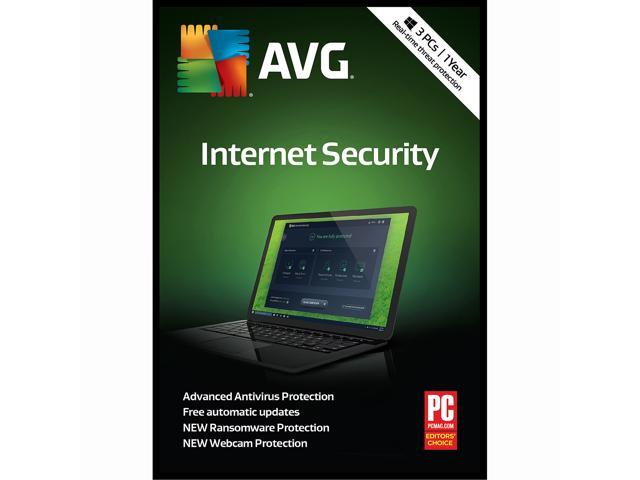 AVG Internet Security 2018, 3 PCs / 1 Year [Key Card]