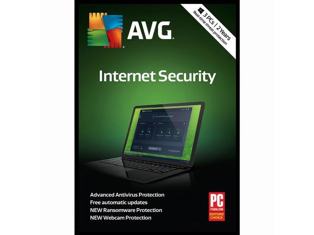 AVG Internet Security 2018, 3 PCs / 2 Years [Key Card]