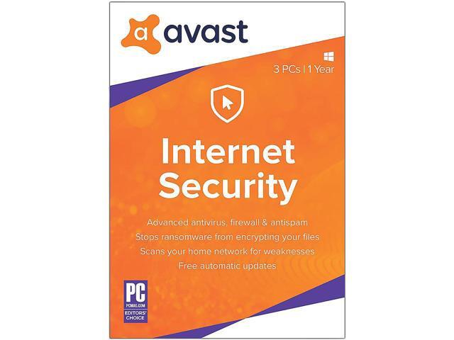 Avast Internet Security 2019, 3 PCs 1 Year - Download