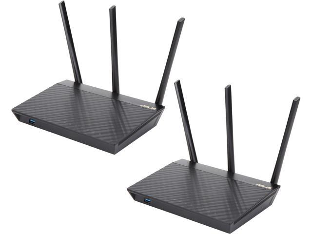 ASUS AiMesh AC1750 Whole Home Wi-Fi System, Dual-Band 3x3 802.11ac Wi-Fi Technology and AiProtection (2-Pack)