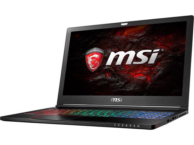 MSI GS Series GS63 STEALTH-062 Intel Core i7 7700HQ (2.80 GHz) 15.6 inch IPS Gaming Laptop, NVIDIA GTX 1050, 16GB Memory, 512GB M.2 SSD, 1TB HDD