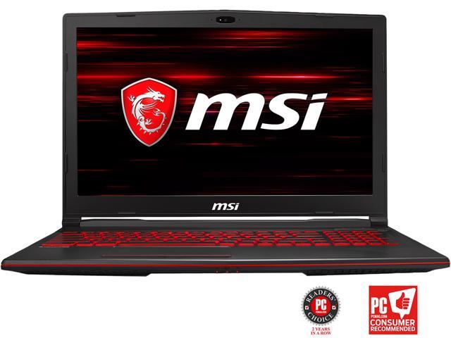 MSI Intel i5-8300H 15.6 inch Gaming Laptop, GTX 1050 2GB, 8GB Memory, 128GB SSD, 1TB HDD