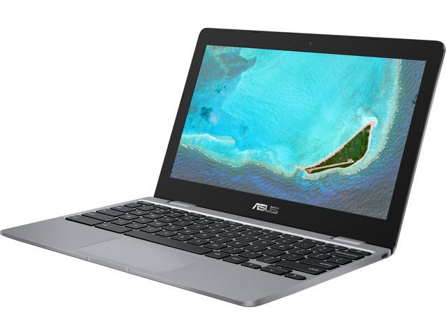 ASUS Chromebook Intel Dual-Core Celeron N3350 (up to 2.4 GHz) 11.6 inch HD Display, 4GB RAM, 32GB eMMC Storage