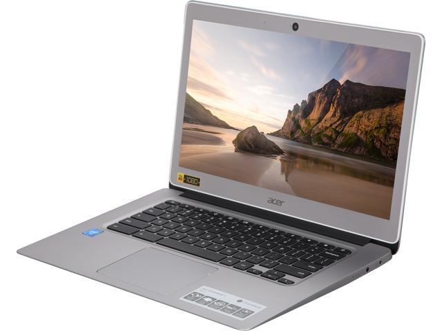 Refurbished: Acer CB3-431-C5EX Intel Celeron N3160 (1.6 GHz) 14 inch Chromebook, 4GB Memory, 32GB eMMC, Chrome OS, Manufacturer Recertified