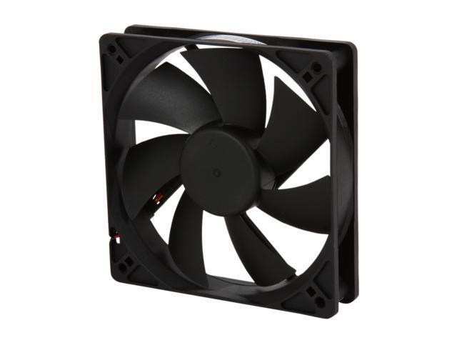 Rosewill 120mm Sleeve Bearing Silent Computer Case Cooling Fan with LP4 Adapter