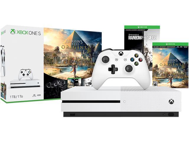 Xbox One S 1 TB Console - Assassin's Creed Origins Bonus Bundle