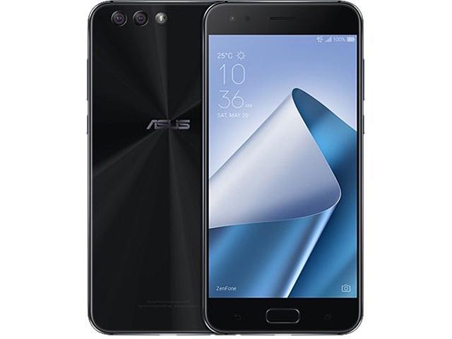 ASUS ZenFone 4 Unlocked Cell Phone (5.5 inch, Midnight Black, 4GB RAM, 64GB Storage, Dual SIM) US/Canada Warranty