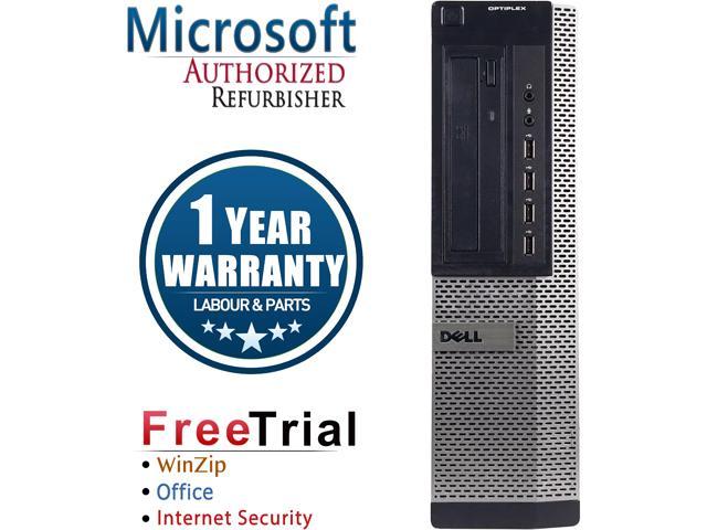 Refurbished: Dell OPTIPLEX 790 Intel Core i5-2400 (3.1 GHz) Desktop Computer, 8GB DDR3, 120GB SSD, Win 10 Pro 64-Bit