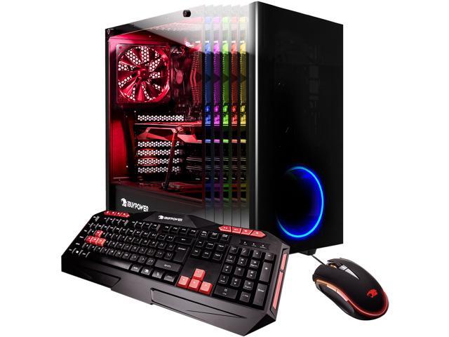 iBUYPOWER View2187Ti Intel Core i7-8700 (3.20 GHz) Gaming Desktop, 16GB DDR4, 2TB HDD, 240GB SSD, NVIDIA GeForce GTX 1070 Ti