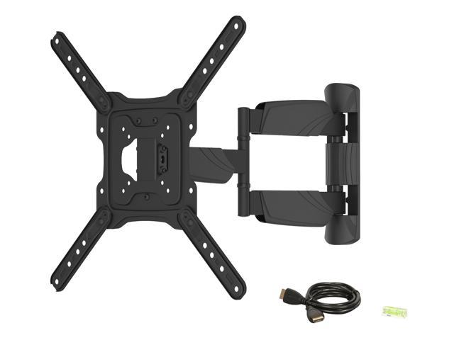 Rosewill RHTB-17002 17 inch - 55 inch LCD LED TV Wall Mount w/ 6ft. 4K HDMI Cable, Max. Load 77 lbs.