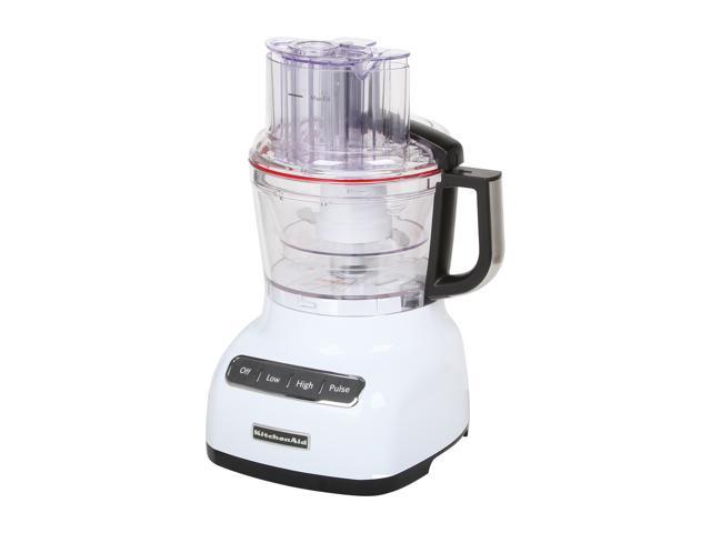 KitchenAid 9-Cup Food Processor w/ExactSlice System, 3 Speeds, White