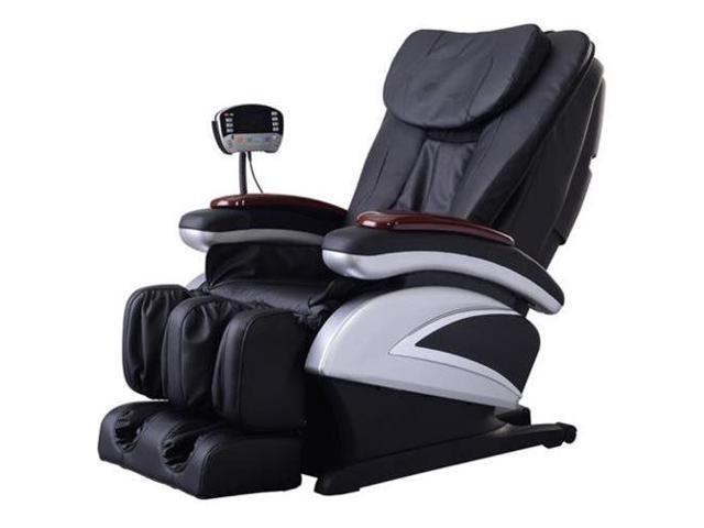 BestMassage Electric Full Body Reclining Shiatsu Massage Chair w/ Foot Rest - Black