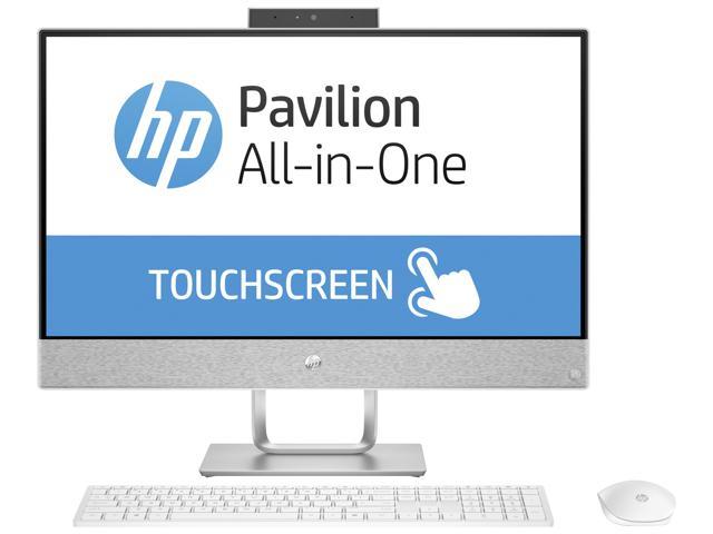 HP Pavilion 24-x010 AMD A9-9420 (3.00 GHz) 23.8 inch All-in-One PC, 8GB DDR4, 1TB HDD, AMD Radeon R5, Blizzard White