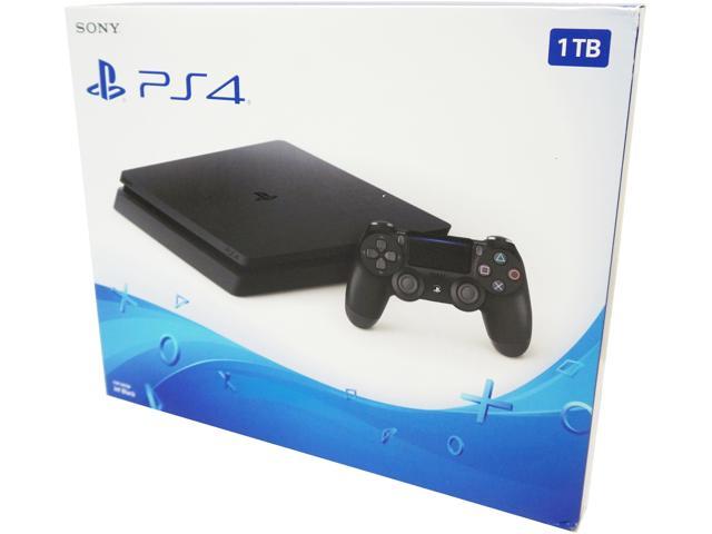 Refurbished: Sony PlayStation 4 Slim 1TB Game Console - Jet Black