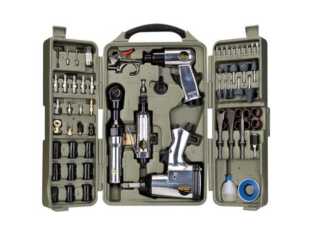 Trades Pro 71 Piece Air Tool and Accessories Kit w/ Storage Case