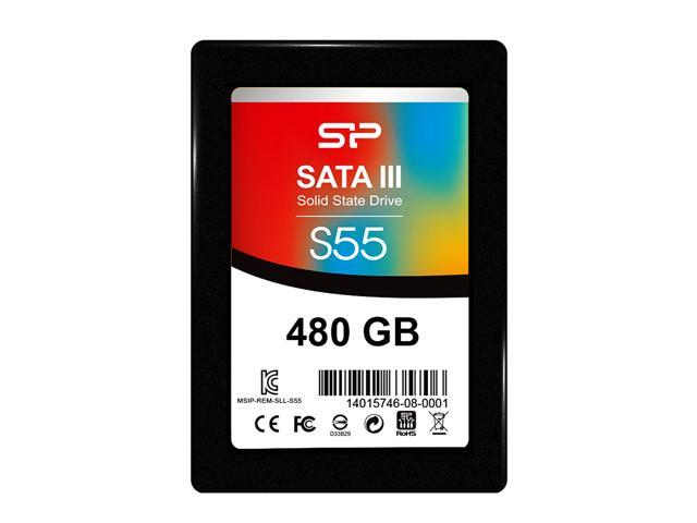 Silicon Power S55 480GB 2.5 inch 7mm SATA III Internal Solid State Drive SP480GBSS3S55S25AE