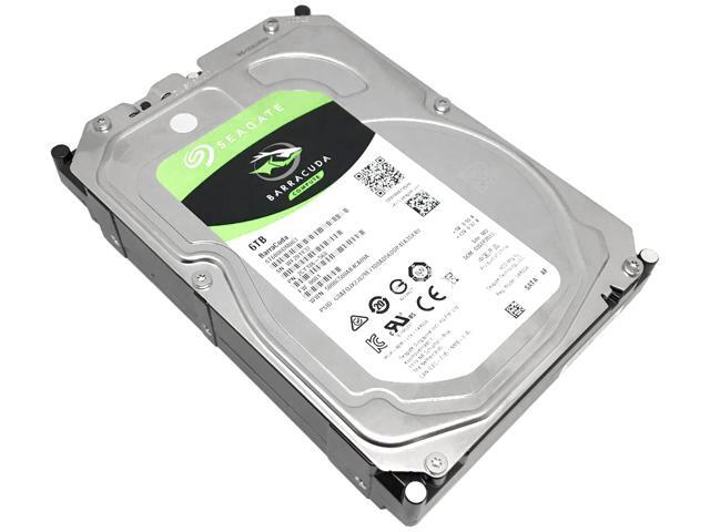 Refurbished: Seagate BarraCuda 6TB 5900 RPM 256MB Cache 3.5 inch Internal Hard Drive