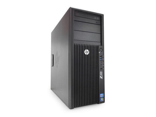 Refurbished: HP Z420 Intel Xeon E5-1650v2 (3.5 GHz) Workstation, 16GB RAM, 2TB HDD, NVIDIA NVS 290, Win 10 Pro