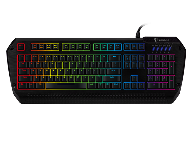 Tesoro Lobera Spectrum RGB-Backlit Mechanical Gaming Keyboard w/ Blue Switches