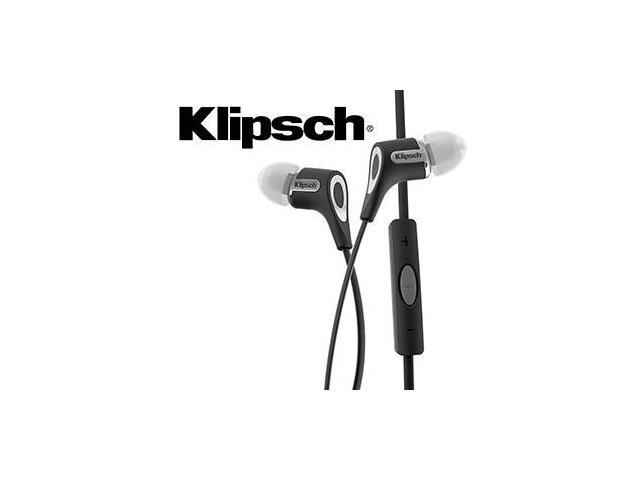 Klipsch R6i In-Ear Headphones with In-Line Mic and Apple Controls (Black)