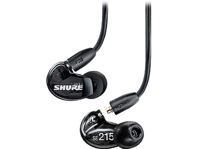 SHURE SE215 Sound Isolating In-Ear Stereo Earphones - Black