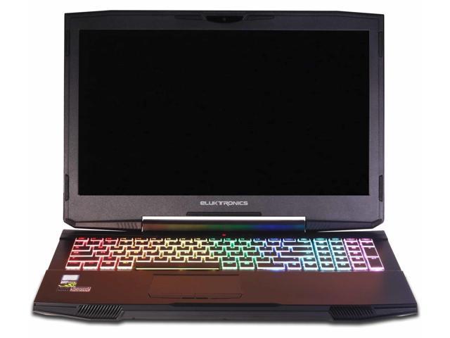 Eluktronics MECH-15HS Intel i7-7700HQ (2.8 GHz) 15.6 inch Gaming Laptop, NVIDIA GeForce 1070, 256GB SSD, 12GB RAM, RGB Backlit Keyboard