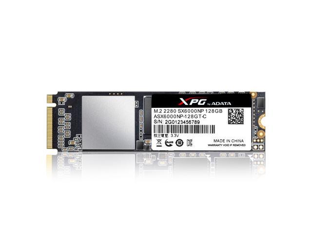 Adata XPG SX6000 128GB M.2 PCIe NVMe Internal SSD w/ DIY Heatsink