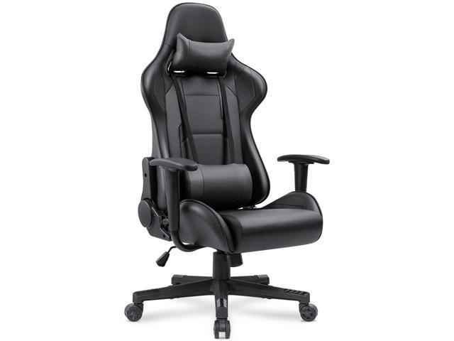 Homall Racing Style PU Leather Office Chair - Black