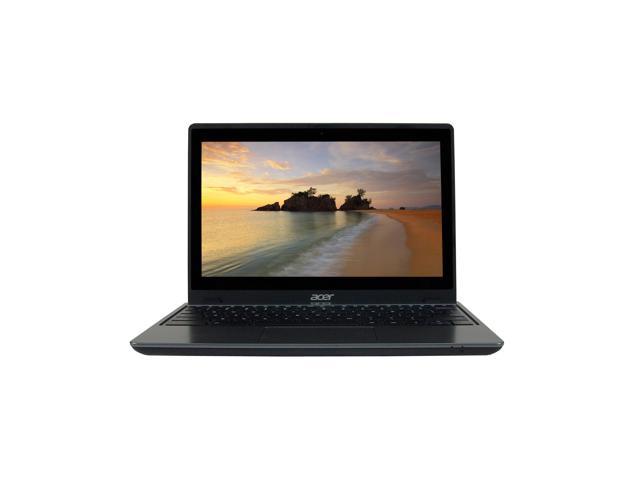 Refurbished: Acer C720P-2625 Intel Celeron 2955U (1.4GHz) 11.6 inch Chromebook, 4GB Memory, 16GB SSD, Grade B