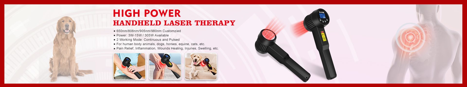 High Power Laser Therapy Device