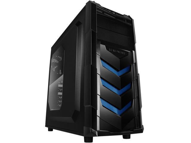 Raidmax Vortex V4 ATX Mid Tower Computer Case Chassis with Power Supply (Black)