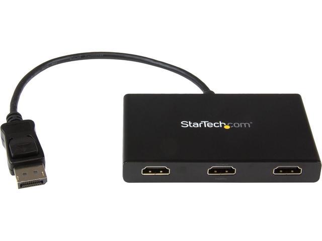 Startech Mstdp123hd Mst Hub Displayport To 3x Hdmi 