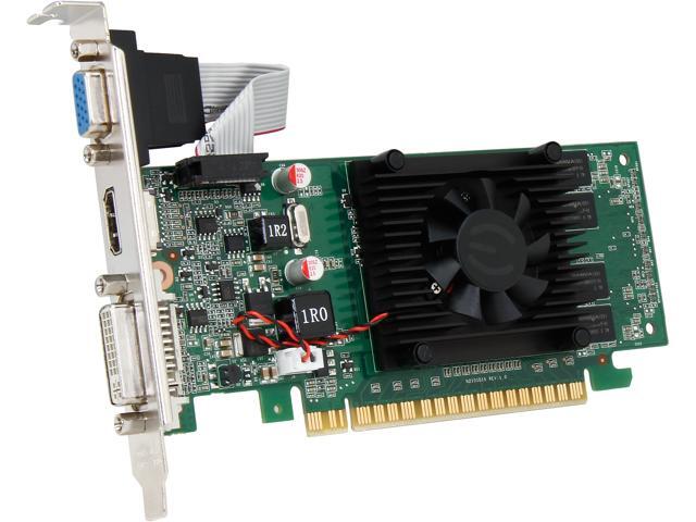 EVGA Corporation GEFORCE 8400 GS PCIE 2.0 1024MBDDR3 DVI VGA HDMI - 01G