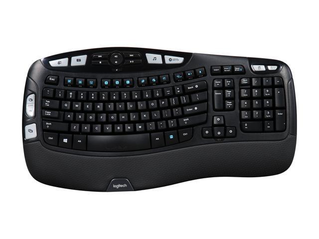 Logitech - MK570 Comfort Wave Wireless Keyboard and Optical Mouse (920 ...