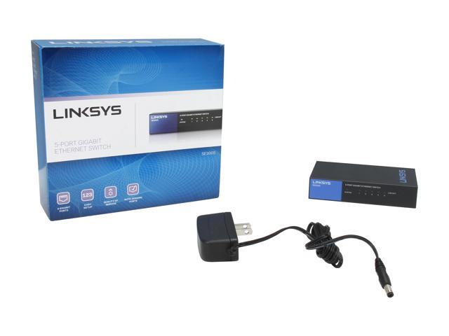 Linksys 5-Port Gigabit Ethernet Switch (SE3005) 722868997659 | eBay
