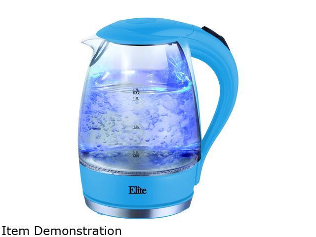 elite glass cordless electric kettl