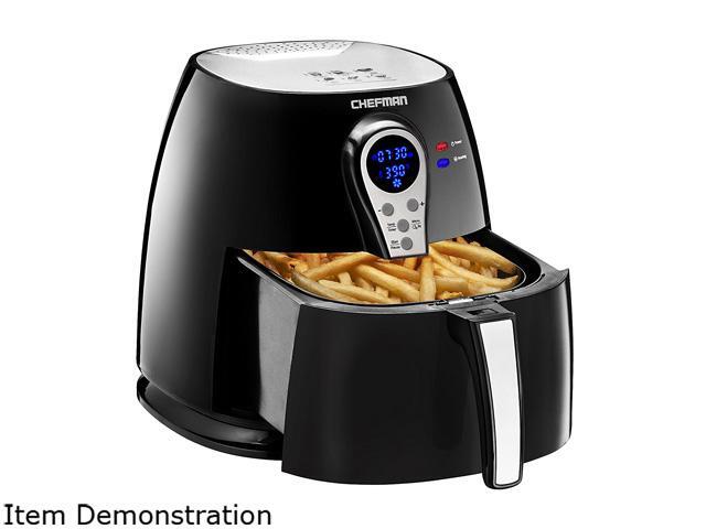Chefman RJ38-P1 Air Fryer with Digital Display Adjustable Temperature