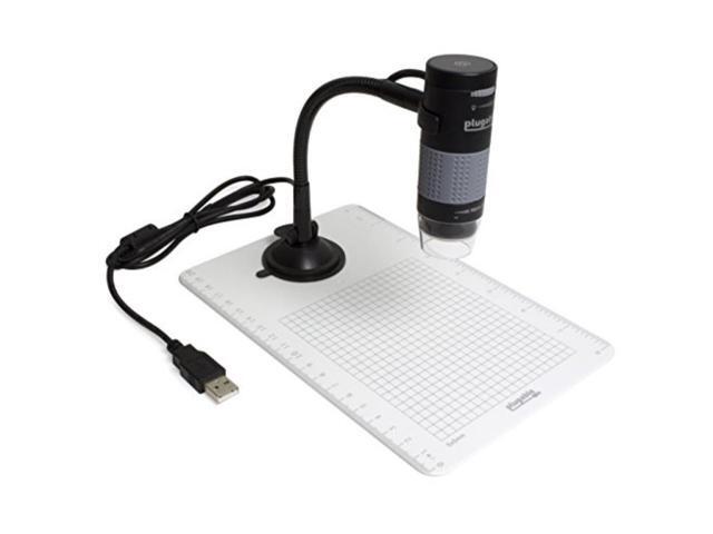 Plugable USB Digital Viewer Microscope with Flex Mount and 250x